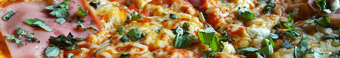 Eating Italian Pizza at CICCINO'S PIZZERIA & RESTAURANT restaurant in Geneva, NY.